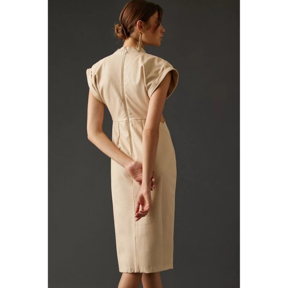 Anthropologie Eva Franco Mini Dress - Vegan Leather - Picture 3 of 5